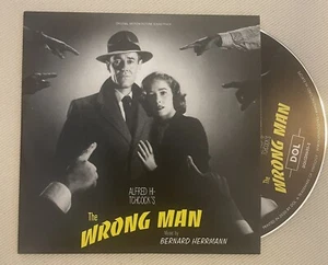 The Wrong Man Original Soundtrack Alfred Hitchcock Bernard Herrmann CD - Imagen 1 de 2