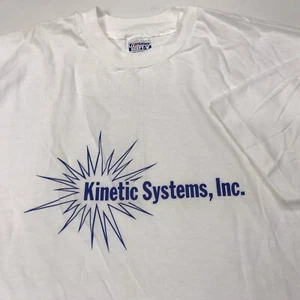 VTG Kinetic Systems Inc XL T-Shirt 100%  Cotton USA Made Single Stitch NWOT - Picture 1 of 8