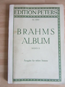 Notenheft: Brahms Album Band 2 Edition Peters Nr. 3202b Singstimme & Klavier - Bild 1 von 1