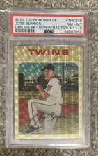 2020 Topps Heritage Chrome Jose Berrios 1/1 Superfractor PSA One of One #THC-238