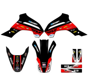 2021-2022 KLX 140 R RL RICOCHET Black Senge Graphics Kit Compatible with - Picture 1 of 10