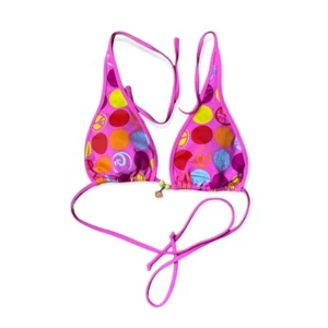 Arizona Jeans Polka Dot string bikini top, size L - Picture 1 of 5