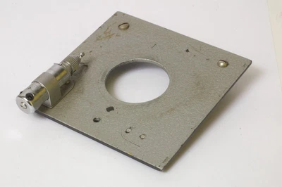 F92564~ Graphic View 4X5 Lens Board & Graflex Solenoid #2 & 38mm Hole - Image 1 of 3