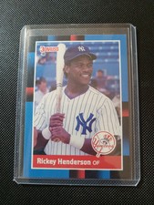 1988 Donruss - Last Line begins with Runs #277 Rickey Henderson