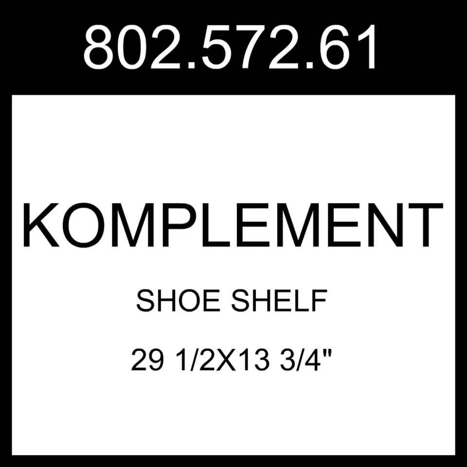 IKEA KOMPLEMENT Schuhregal weiß 29 1/2x13 3/4" 802.572.61 - Bild 1 von 1