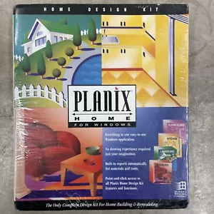 Planix Home for Windows 1993 CAD Floppy Disk VTG PC Vintage BigBox DEMO COPYRARE - Picture 1 of 6
