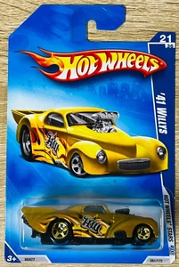 2008 Hot Wheels #61 All Stars 21/36 41 WILLYS Gold Variation w/Gold 5 Spoke Whls - Picture 1 of 1