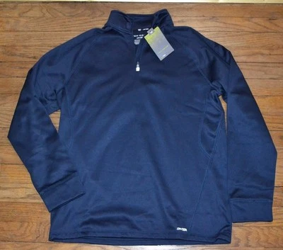 Top polar manga larga Blue Tek Gear Performance DryTek 1/4 cremallera ropa activa Foto 1 de 3