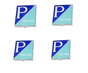 Pack de 4 emblemas Piaggio 5464 NOS - Imagen 1 de 4