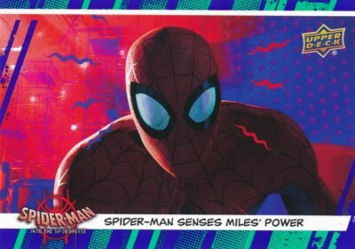 #22 Spider-Man Senses Miles Power 2022 UD Spider-Man Into the Spider-Verse Foto 1 de 2