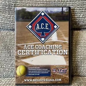 New, ACE Coaching Certification (DVD) BY Mike Candrea, 04 &08 Olympic Team coach - Imagen 1 de 3