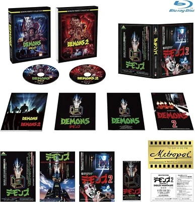 Demons 1&2 4K Remaster 2 Blu-ray Perfect Box First Limited Edition Booklet new - Image 1 of 4
