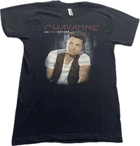 Camiseta negra unisex Chayanne Tour 2015 pequeña artista musical pop latino - Imagen 1 de 8