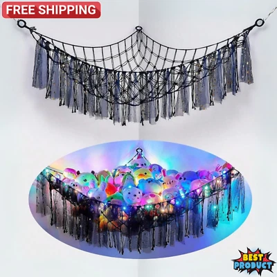 Hamaca para Mascotas Boho Relleno Red de Almacenamiento para Mascotas Hecho a Mano Animal Hamaca Organizador Foto 1 de 4