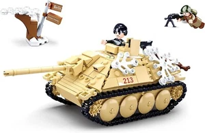 WW2 Hetzer German Jagdpanzer 38T 344pcs - Panzer Jager - Army Panzer corps Build - Picture 1 of 5