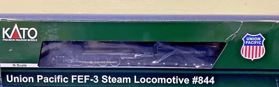 Union Pacific Kato N Scale FEF-3 4-8-4 Steam Locomotive UP 844 w/ DCC - Image 1 of 2