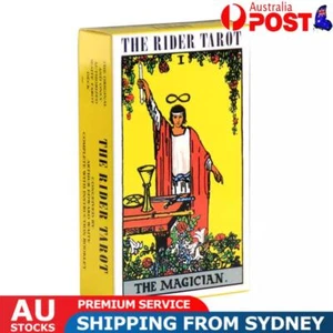 78pcs Table Game Rides Waite Tarot Cards with Guide Book for Tarot Lovers - Picture 1 of 10