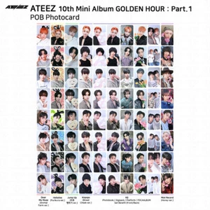 ATEEZ 10th Mini Album Golden Hour Part.1 POB Photocard Complete Set Hellolive KQ - Picture 1 of 108