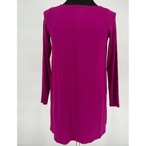 Vestido informal tejido Eileen Fisher púrpura manga larga para mujer talla S/P - Imagen 1 de 6