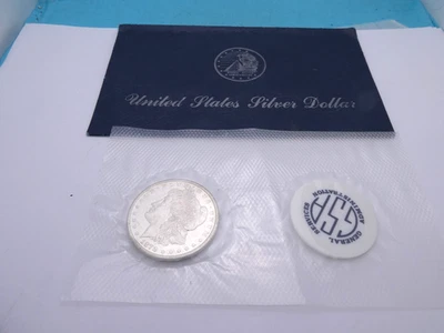 Moneda de $1 dólar de plata Morgan 1878-CC como nueva en Estados Unidos GSA paquete suave circulada. V382 Foto 1 de 4