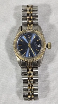 Reloj Rolex Oyster Perpetual Date vintage para mujer  Foto 1 de 4