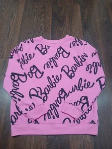 Barbie Girls Pink Sweatshirt Size 8 - Picture 1 of 3