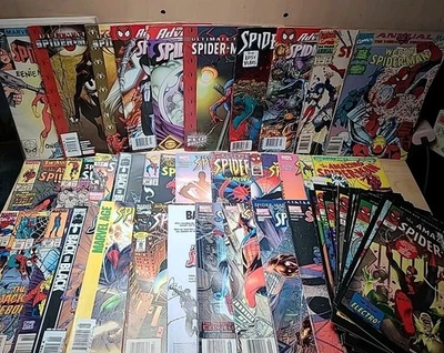 Lot of 56 Spider-Man Marvel Comics | Mixed Collection | Vintage and Modern. Good - Image 1 of 4