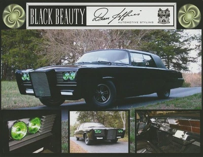 Tarjeta Dean Jeffries "The Green Hornet" Black Beauty Chrysler Imperial Crown Hero Foto 1 de 2