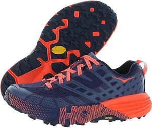 New Women's Hoka One One SpeedGoat 2 Trail Hiking Running Shoes Size 5-5.5 Blue - Picture 1 of 3