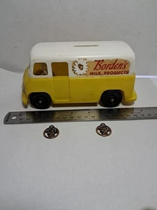 Bordens Milch Kunststoff Bank und 2 ELSIE die Kuh Charms - Bild 1 von 7