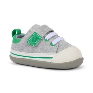 See Kai Run Stevie Mini gray jersey early walking shoes,infant 5.5,NWT - Picture 1 of 4