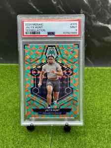 2024 Panini Mosaic Jalyx Hunt #375 Tassellazione /15 RC PSA 9 Eagles - Foto 1 di 5