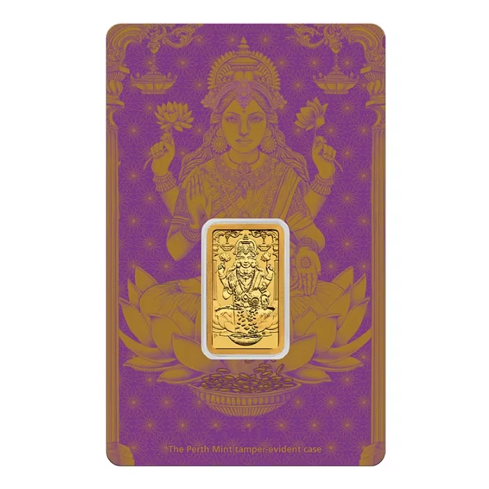 Perth Mint Goldbarren Diwali Lakshmi  5 Gramm 9999 Gold im original Blister - Bild 1 von 4