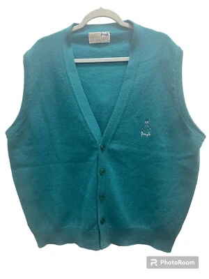 Vintage Nick Faldo Pringle Wool Golf Sleeveless Knit Vest Size XXL Scotland - Image 1 of 4