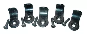 5 Vintage Fensterflügel Kettenhalter Lift Pull Lot Antik Japan Finish Lot - Bild 1 von 18