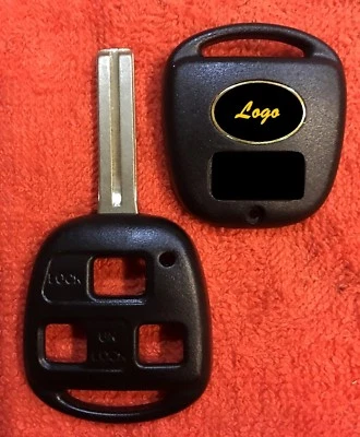 (BLADE CUT by PHOTO) REMOTE FOB KEY SHELLS for LEXUS with LOGO for DIY REPAIRS - Image 1 of 3