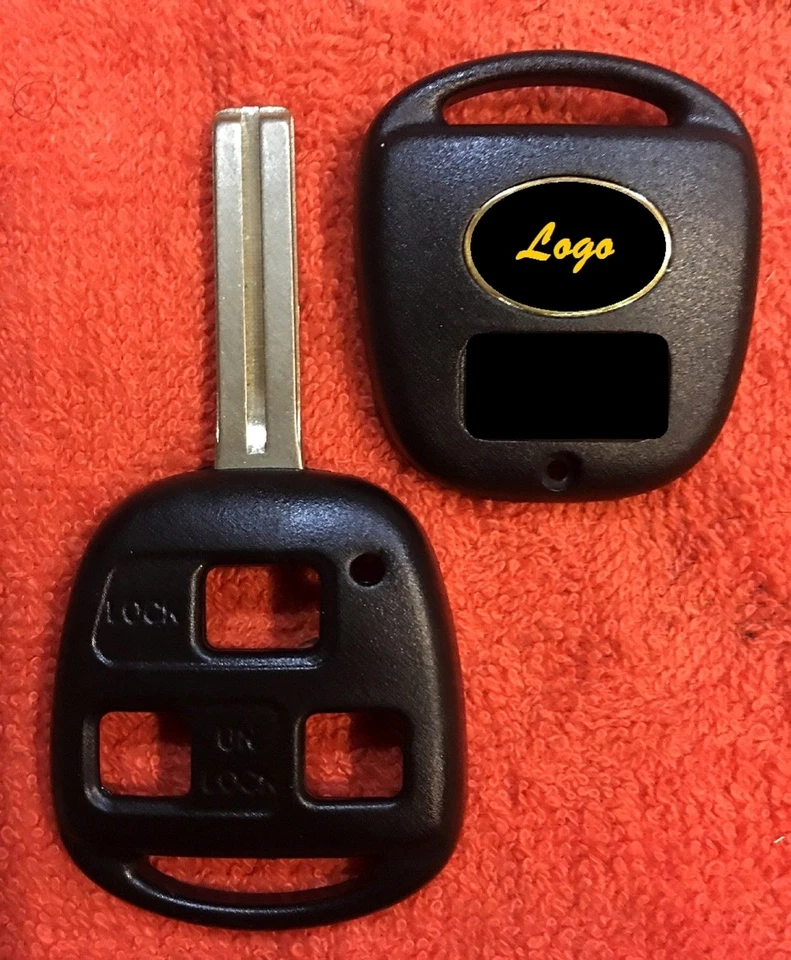 (BLADE CUT by PHOTO) REMOTE FOB KEY SHELLS for LEXUS with LOGO for DIY REPAIRS - Image 1 of 3