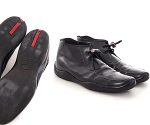 Las mejores ofertas en Parte superior de cuero PRADA hombre Chelsea | eBay