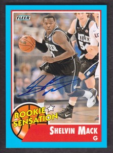 2011-12 Fleer Retro Autograph Basketball #71 Shelvin Mack Auto