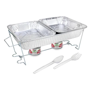 Sterno Buffet Kit Disposable Chafing Dish Buffet Set - Chafing Dishes for Buffet - Picture 1 of 7