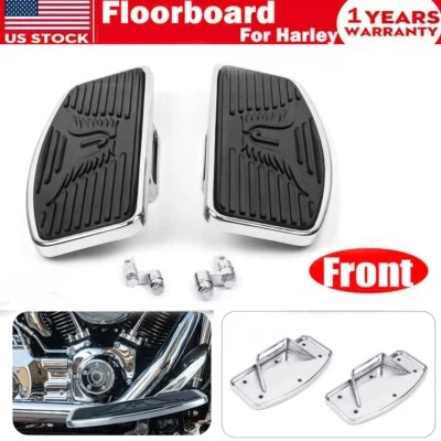 Pedal de estribo delantero/trasero ajustable para Harley Sportster 883 1200 Softail Foto 1 de 4