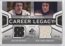 2010-11 SP Game Used Edition Career Legacy Dual /25 Phil Esposito #CL2-PE HOF
