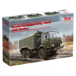 ICM 35002 Plastik Modellbausatz Maßstab 1:35 Soviet Six-Wheel Army Truck with Shelter - Bild 1 von 15