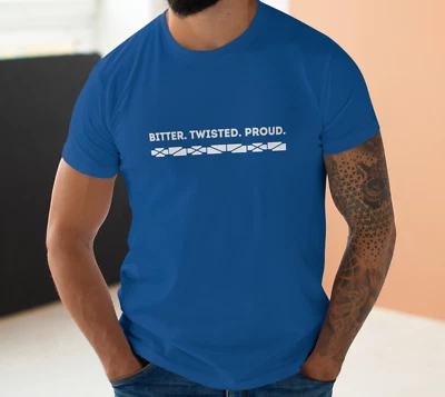 Bitter Twisted Proud - Everton - Mens T-Shirt - Blue/Black - Image 1 of 2
