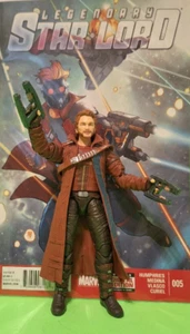 Marvel Legends STAR-LORD - KORG BAF GUARDIANS of the GALAXY + GREAT COMIC - Picture 1 of 8