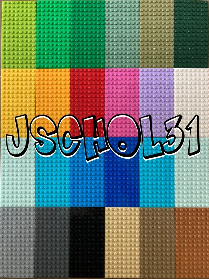 Lote de placas LEGO 8x16 - Tú eliges color y cantidad - rojo, verde, azul, gris Foto 1 de 1