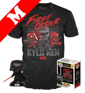 Funko Pop! Camisetas #308 Star Wars Kylo Ren ¡POP! Juego de camisa y camisa de importación exclusiva MEDIANA - Imagen 1 de 6