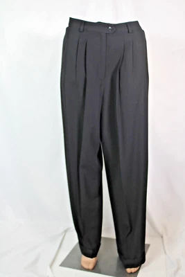 Pantalón Max Mara Negro Plisado Talla 12 Foto 1 de 4