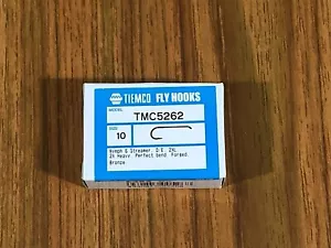 100 Tiemco Fly Tying Hooks, TMC 5262, Size 10 - Picture 1 of 1