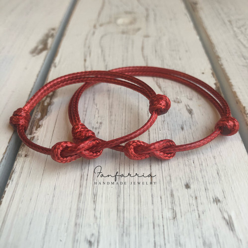 VALENTINO Chiave Amanti Bracciali Mamma e Me Bracciali Rosso Madre e Figlia Braccio Bambini